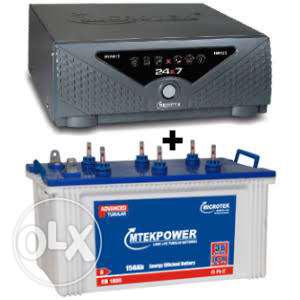 Microtek inverter and tall tubular battery call 9O