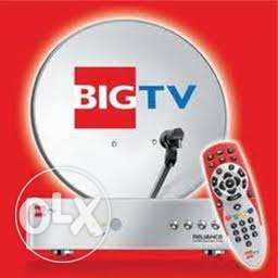 Reliance dth connection with new remote for sale