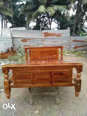 Solid wooden king and queen size cot for sell...No plywood