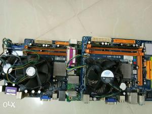 Two Computer Motherboards