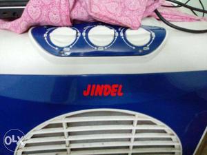 White And Blue Jindel fiber body cooler