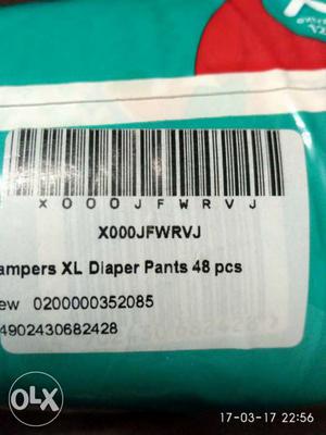 48 Pampers Pants XL