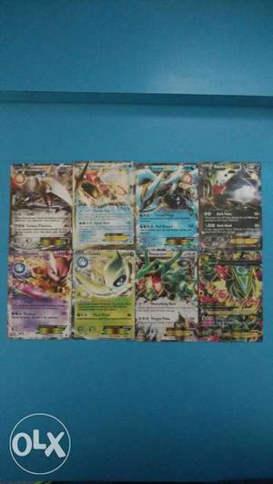 8 Pieces Of Pokemon Collectible Cards