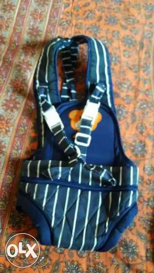 Baby's Black And White Striped Carrier