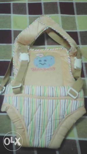 Baby's Yellow And White Carrier