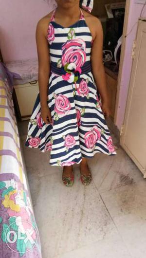 Beautiful cotton frock for 8 to 10 years only 1 time worn.
