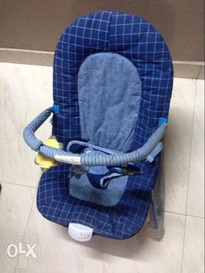 Blue And Gray Bouncer Seat