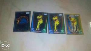 Four Soccer Collectible Cards