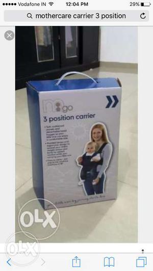It is a brand new baby 3 position carrier of