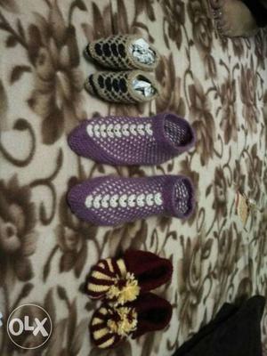Its newly hand made booties u cn order for new one