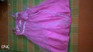 Lilliput pink evening gown for 7-8 years