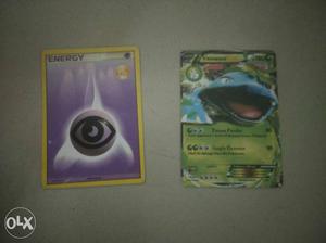 One ex card and one energy card