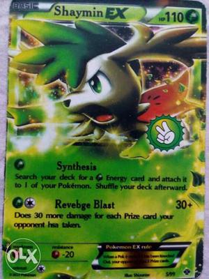 Shaymin Ex Pokemon Trading Card