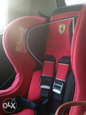 Wanted to sell Ferrari baby car seat. 2 years