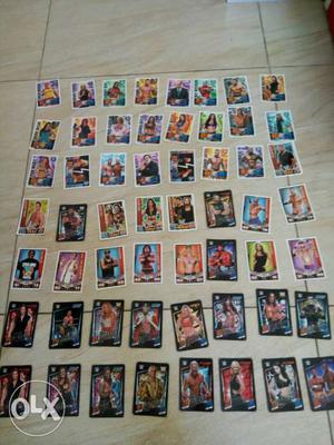 Wwe Wrestling Trading Card Collection 56 cards