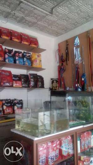 All types of pet food and accessories available