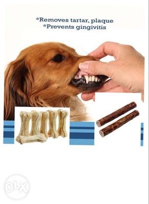 Dog bones and raw hides available at lowest
