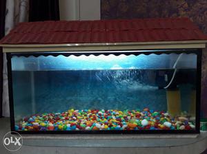Fish tank 2 5 ft 10 kg stone tube and aqua filter