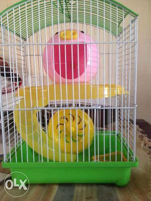 Hamster pair +cage for sale