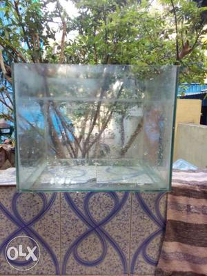 Fish Tank 15x17 size, used one nominal rs,300/-