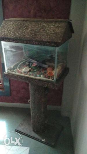 Fish tank with frame and stand