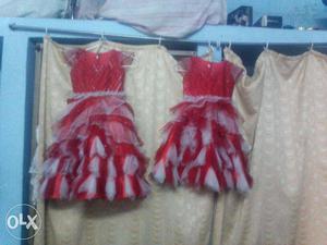 1 time used party wear princess frock