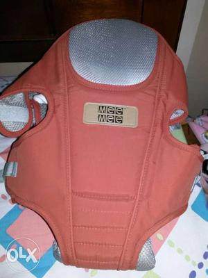 Baby's Red And Grey Carrier