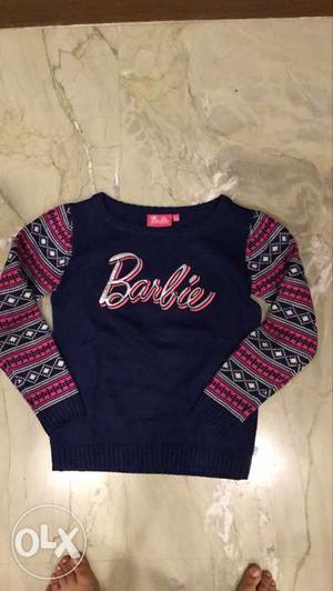Barbie sweatshirt for 9-12 year old Girl