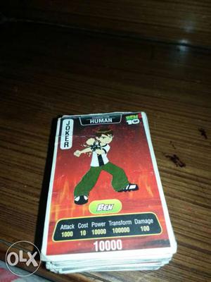 Ben10 Game Cards