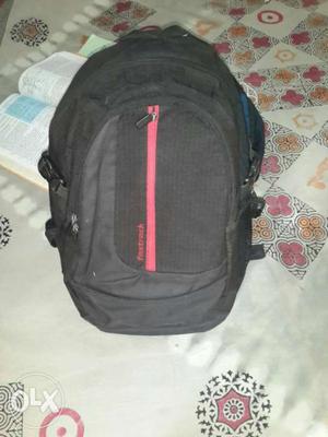 Black And Red Fastrack Backpack