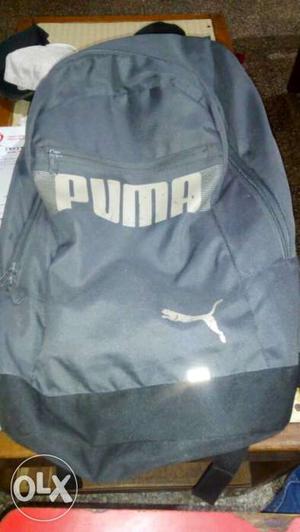 Black And White Puma Back Pack