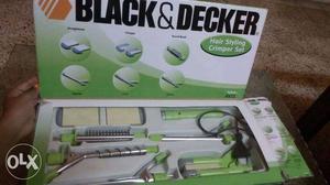 Black & Decker Hair 6 Styling Crimper and Curling set