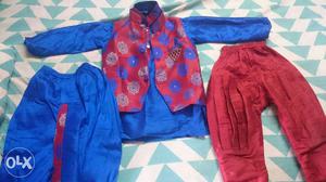 Boys ethnic wear. used only once. As good as new. Size 5-6