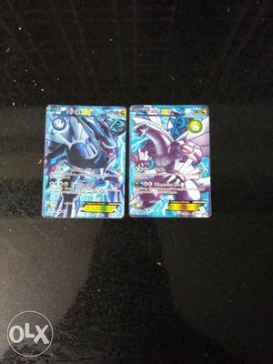 Palkia and Dialga EX cards