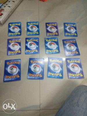 Pokemon 12 cards for trainer only 100 rupees