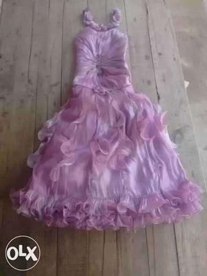 Purple Truffle Halter Dress