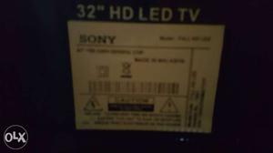 Sony 32 inch smart led to brand new used for 2