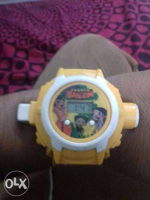 This watch is for kids this watch have lighting