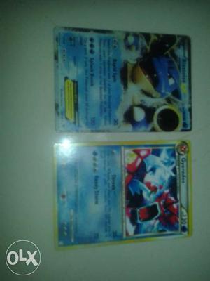 Two Pokemon Game Cards