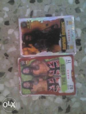 Two Wrestler Card Collections