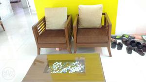 3+2 seater sofa with central table