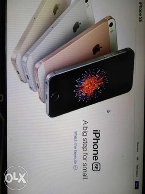Apple Iphone 5 Se 16 Gb Rose Gold Sealed Box Pack
