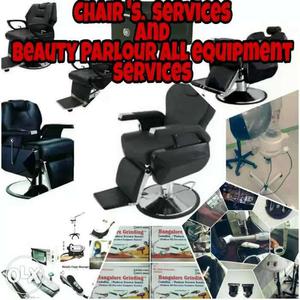 Beauty Parlour equipment services&Barber Chairs service