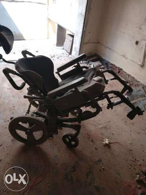Black And Brown Wheelchair