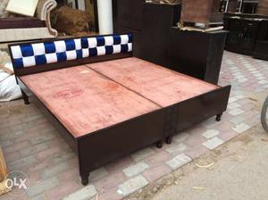 Double bed without box in good condition with