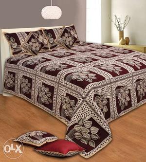 Flower Room Set-Doublebed Sheet 1, Pillow cover 2