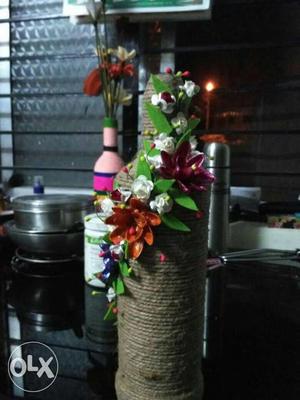 Flowers pot in craft home