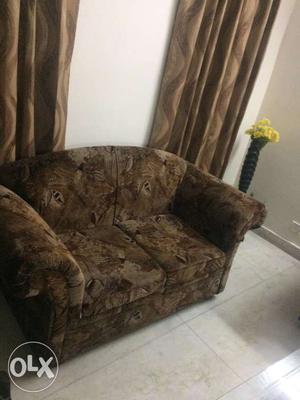 Good condition sofa with table