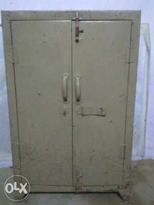 Gray Metal Storage Cabinet