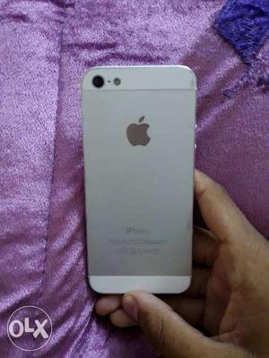 I phone 5 Silver colour 16GB 1year old In good